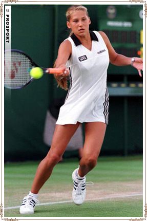 Anna at Wimbledom '97